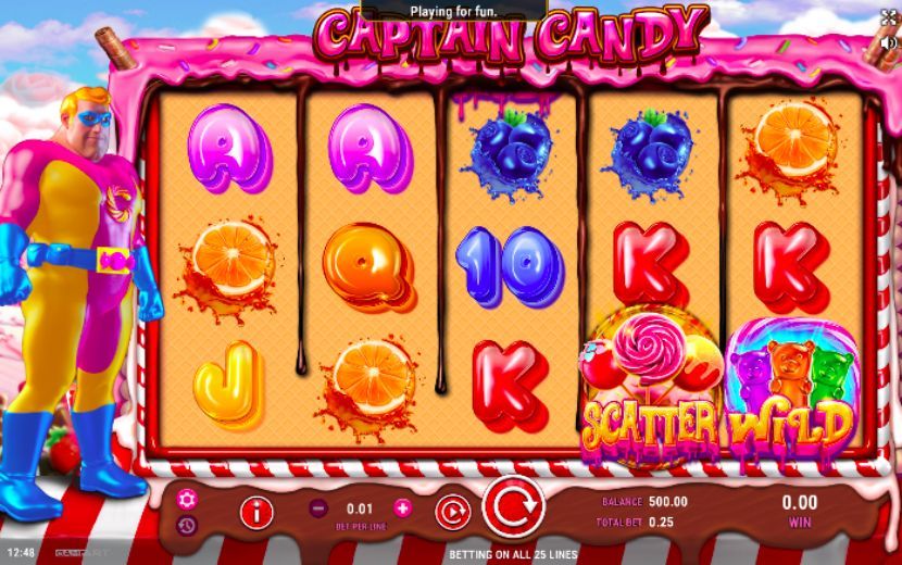 Captain Candy gaming field