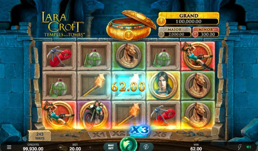 lara croft online slot rtp